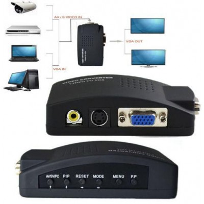 Конвертер видеосигнала AV RCA (тюльпан) - VGA