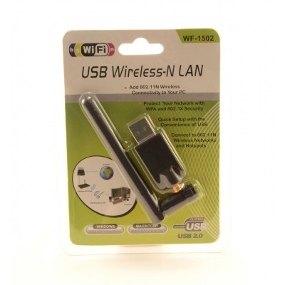 Адаптер wifi Usb WF-1502 150 МБИТ WIFI b/g/n с антенной