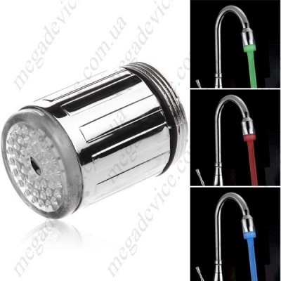 Насадка на кран LED на генераторе