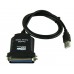 Кабель для принтера сканера USB-LPT  тип DB36