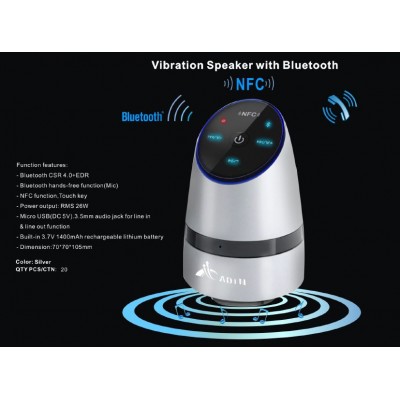 Вибро колонка Adin F2 bluetooth