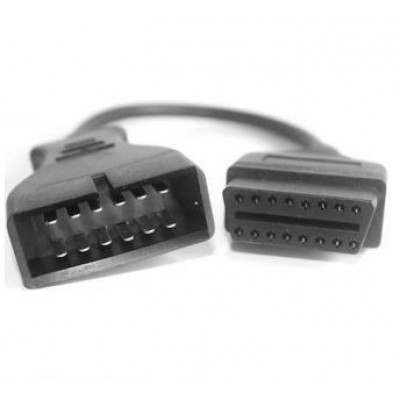 Автомобильный диагностический адаптер переходник GM12 12pin на OBD2 16pin