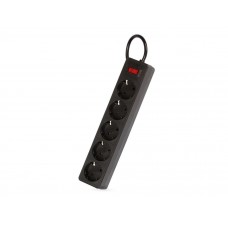 Фильтр сетевой SmartBuy ONE, 10A, 2200 Вт, 5 розеток 1.8m SBSP-18-W, белый