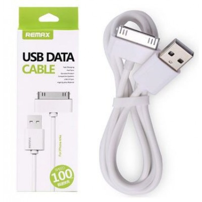 кабель для Apple 30pin (для iphone 4) USB Remax 1m