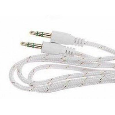 Кабель Aux 3.5-3.5 ткань эконом 1м