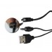 Кабель mini USB - Aux/usb 0.3m для колонок