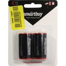 батарейка R14 smartbuy солевая SBBZ-C02S