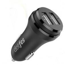 Зарядное автомобильное АЗУ 2 usb Dotfes b01s