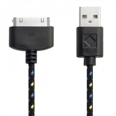 кабель для Apple 30pin (для iphone 4) USB ткань