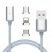 Кабель Micro USB магнитный Garas