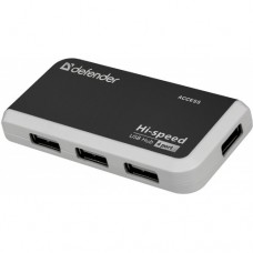 Хаб USB 4 порт активный Defender Quadtro 2A