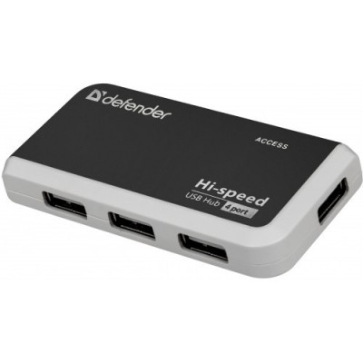 Хаб USB 4 порт активный Defender Quadtro 2A