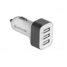 Зарядное автомобильное азу usb 3x Defender UCA-03 4a