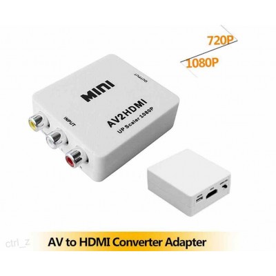 Конвертер видеосигнала AV/RCA в HDMI