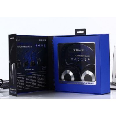 Наушники bluetooth SY-BT1611SP X2 Hybrid с функц. колонок