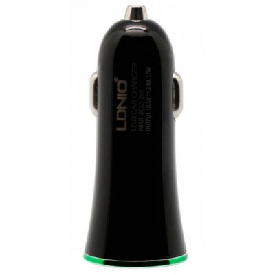 Зарядное автомобильное азу usb 2x LDNIO DL-C28 3.4A