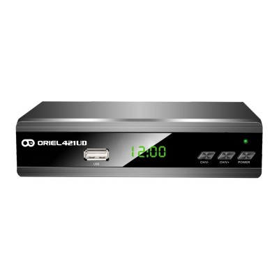 Ресивер DVB-T2/C Oriel 421UD с кабельным тв и интернет