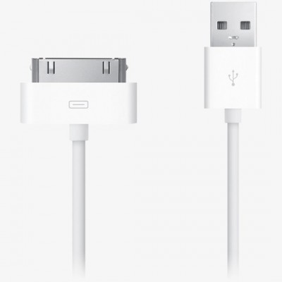 кабель для Apple 30pin (для iphone 4) USB белый