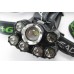 Фонарик налобный H-T557 T6 Zoom 6+1 LED