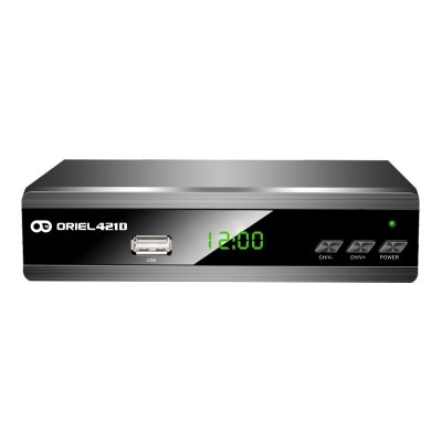 Ресивер DVB-T2/C Oriel 421D с кабельным тв и интернет