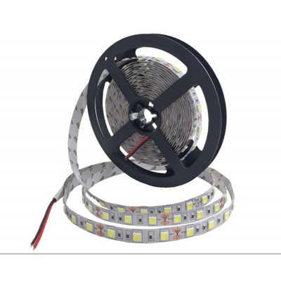 Лента LED 5050 белая бегущ 5m с БП