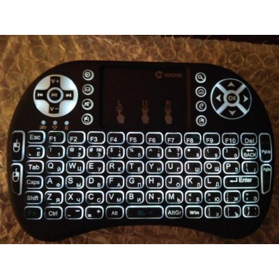 Клавиатура мини беспроводная c тачпадом LED 08RF/2.2