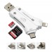 Переходник Картридер I-FlashDevice (флешка для Apple) 4в1 NK-908