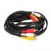 Кабель 3RCA - 3RCA 3m Gold