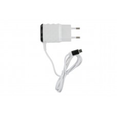 Зарядное сетевое сзу usb 2x Китай 1.5A + micro 2in1