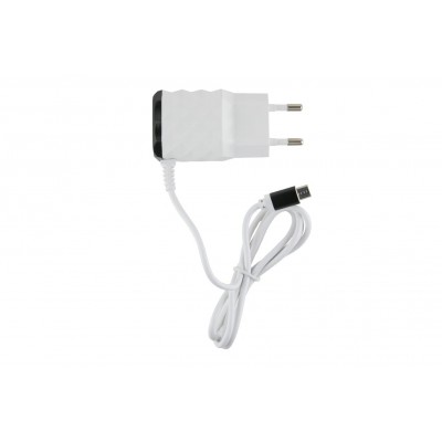 Зарядное сетевое сзу usb 2x Китай 1.5A + micro 2in1