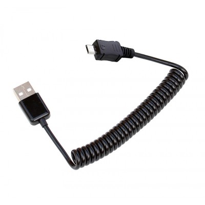 кабель micro usb спираль без упаковки