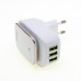 Зарядное сетевое сзу usb 3x LDNIO A3305 3.4A + micro + ночник