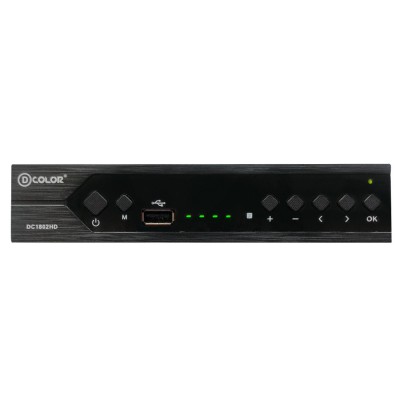 Ресивер DVB-T2/C DColor DC1802HD + WiFi в комплекте
