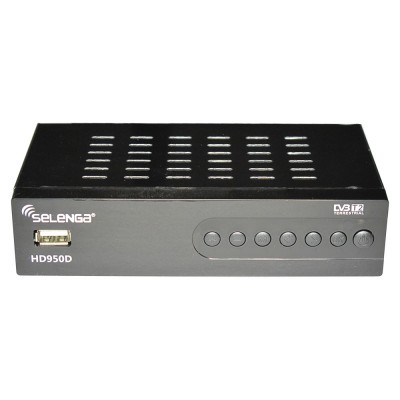Ресивер DVB-T2/C Selenga HD950D с кабельным тв и интернет