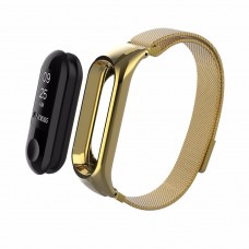Ремешок металл для фитнес браслета Miband 3