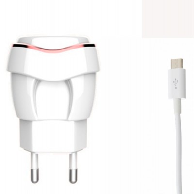 Зарядное сетевое сзу USB 2x Moxom KH-35 + micro