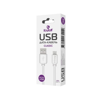 Кабель USB Type-C Krutoff Classic 1m