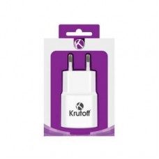 Зарядное сетевое сзу usb 1x Krutoff CH-16 + кабель для Apple lightning