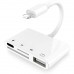 Переходник OTG Lightning для Iphone iPAD 4 в 1 NK108L