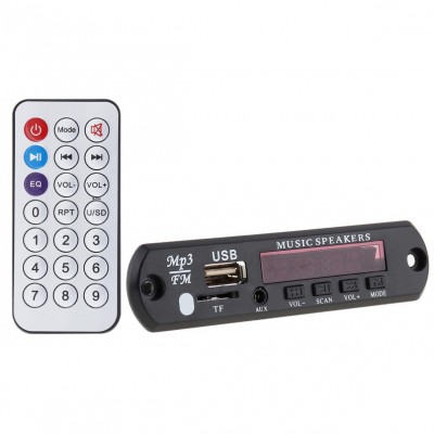 Модуль MP3 bluetooth с пультом VTF-108BT 12V