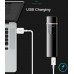 Зажигалка Usb металл Сенсор кнопка + LED узкая