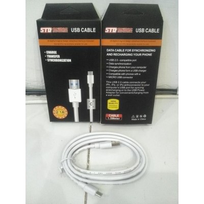 Кабель USB Type-C STD 2.1A 1.5m черн коробка