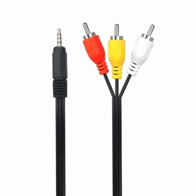 Кабель Aux 3.5 штекер длинный - 3RCA 1,5m