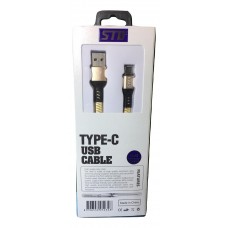 Кабель USB Type-C STD CB106 3A 1m