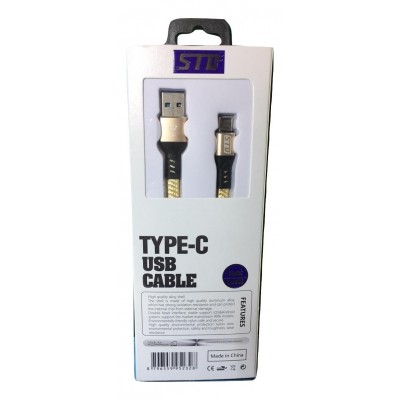 Кабель USB Type-C STD CB106 3A 1m