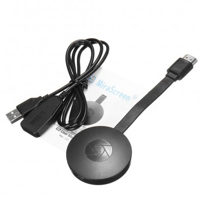 Адаптер hdmi wifi Airplay Box M4 Plus Chromecast Anycast круглый