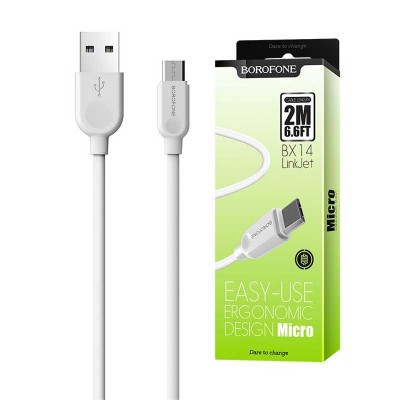 Кабель Micro USB Borofone BX14 2m
