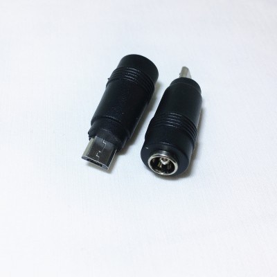 Переходник гнездо 5.5/2.5 - штекер Micro usb