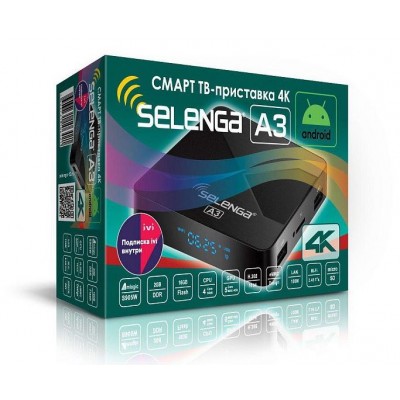 Приставка Android TV BOX Selenga A3 S905w 2G/16G