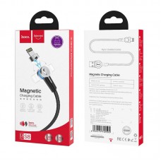 кабель для Apple Lightning USB магнитный Hoco S8 черный